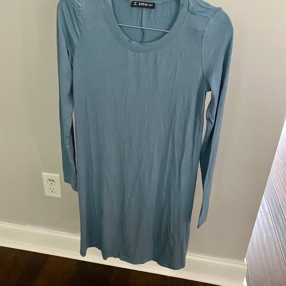Long Sleeve Fit & Flare Dress
